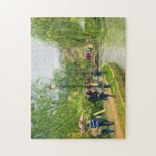 Charming Schilderachtig Walk Small Village Legpuzzel (Verticaal)