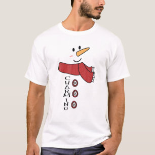Charming Snowman Costume Family Matching Funny Chr T-shirt