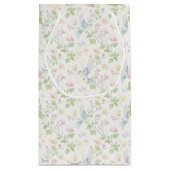 Charming Spring Bird and Floral Klein Cadeauzakje (Achterkant)