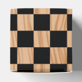 Charming Square Checkers Heart Mark Design Bedankdoosjes (Bovenkant)