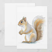 Charming Squirrel Kaart (Voorkant / Achterkant)