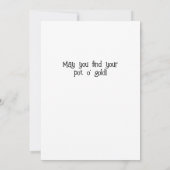 Charming St. Patrick’s Day Cat & Pot of Gold Flat Kaart (Achterkant)