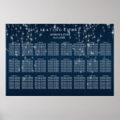 Charming Star Struck Wedding - 24-tabel Poster (Voorkant)