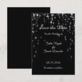 Charming Star Struck Wedding | DIY-kleur Save The Date (Voorkant / Achterkant)