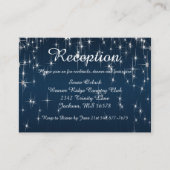 Charming Star Struck Wedding | Navy Blue Informatiekaartje (Voorkant)