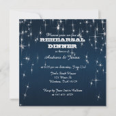 Charming Star Struck Wedding | Navy Blue Kaart (Voorkant)