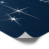 Charming Star Struck Wedding - Seating Chart Poster (Hoek)