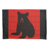 Charming Story Book Black Beer Cub Kussensloop (Voorkant)