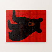 Charming Story Book Black Beer Cub Legpuzzel (Horizontaal)