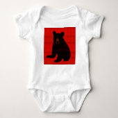 Charming Story Book Black Beer Cub Romper (Voorkant)