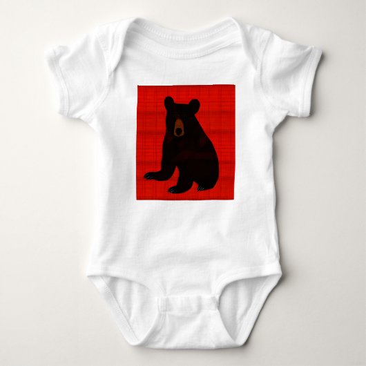 Charming Story Book Black Beer Cub Romper (Voorkant)