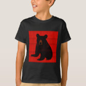 Charming Story Book Black Beer Cub T-shirt (Voorkant)