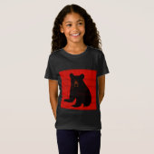 Charming Story Book Black Beer Cub T-shirt (Voorkant volledig)