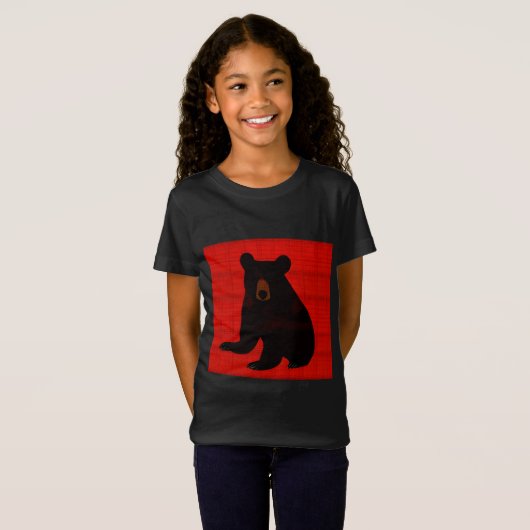 Charming Story Book Black Beer Cub T-shirt (Voorkant volledig)