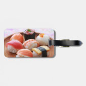 Charming Sushi Set – Soft Pastel Luggage Tag Bagagelabel (Achterkant horizontaal)