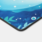 Charming Teal Gill Axolotl Underwater World Bureaumat (Hoek)