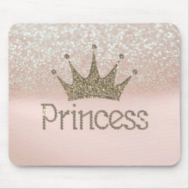Charming Tiara, prinses, Glittery Bokeh Muismat