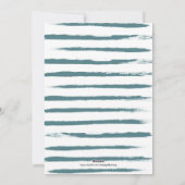 Charming Trendy Joy Blue Green Holiday Foto Feestdagenkaart (Achterkant)