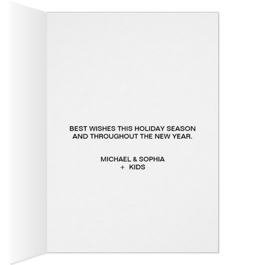 Charming Trendy Joy Red Holiday Foto (Binnen (Rechts))