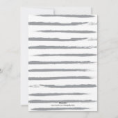 Charming Trendy Joy Silver Holiday Foto Feestdagenkaart (Achterkant)