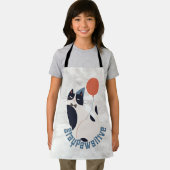 Charming Tuxedo Cat Stay Pawsitive Kids All-Over  Schort (Insitu)