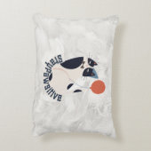 Charming Tuxedo Cat Stay Pawsitive Lumbar Accent P Accent Kussen (Achterkant (Verticaal))