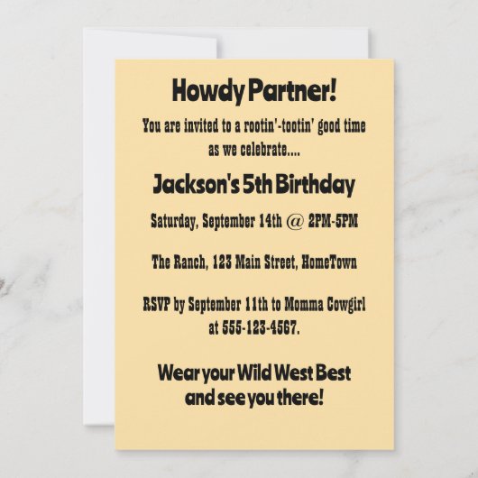 Charming Vintage Cactus Kaart (Achterkant)