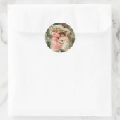 Charming Vintage Cherub Angels Ronde Sticker (Tas)