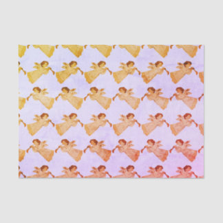 CHARMING VINTAGE CHRISTMAS ANGELS TISSUE PAPIER