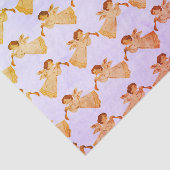 CHARMING VINTAGE CHRISTMAS ANGELS TISSUE PAPIER (Detail)