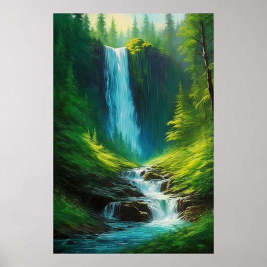 Charming Waterfall's Song Poster (Voorkant)