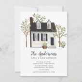 Charming White Cape House | Verplaatsingsaankondig Kaart (Voorkant)