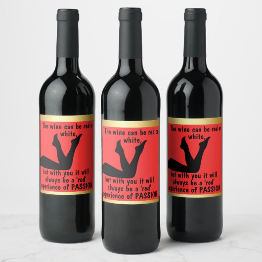 Charming Wine Labels to Win His Heart! Wijn Etiket (Flessen)