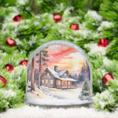 Charming Winter Cabin  Sneeuwbol (Kerstmis)