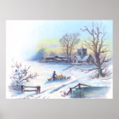 Charming Winter Scene 2 Poster (Voorkant)
