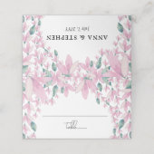 Charming Wisteria Floral Place Card Plaatskaartje (Buitenkant ongevouwen)