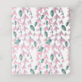 Charming Wisteria Floral Place Card Plaatskaartje (Binnenkant ongevouwen)