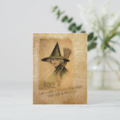 Charming Witch Briefkaart (Staand voorkant)