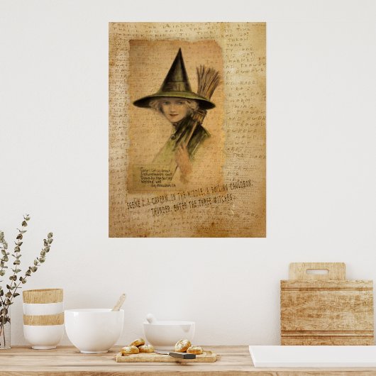 Charming Witch Poster (Keuken)