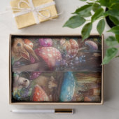 Charming Wonderland Tea Scene Crafting Decoupage Tissuepapier (Geschenk)