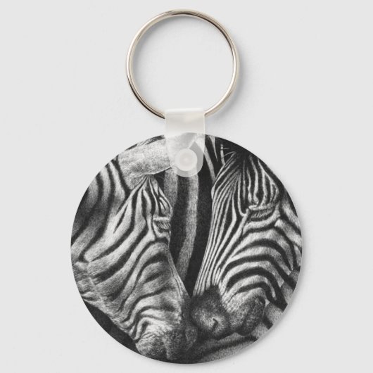 Charming Zebra Sleutelhanger (Voorkant)