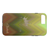 Charming Zigzag ,Tiara, Princess,Gold Glittery Case-Mate iPhone Case (Achterkant (Horizontaal))