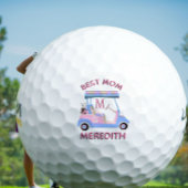 Charminine Golf Cart Beste Mam Monogram Naam Golfballen
