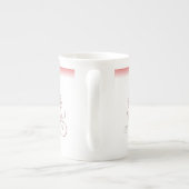 Charmum floral Bone China Mok (Achterkant)