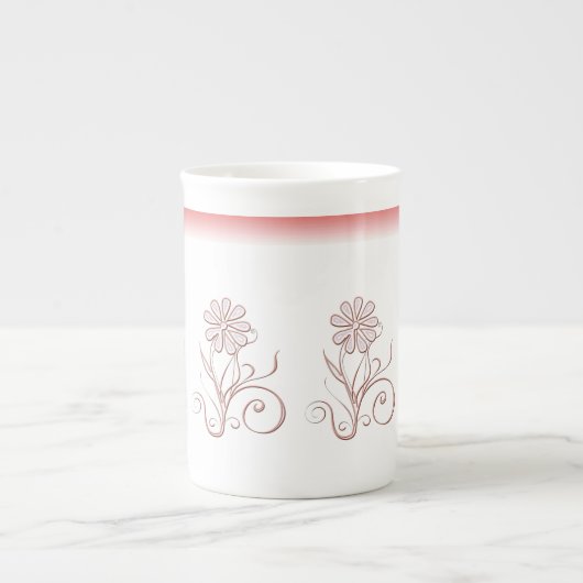 Charmum floral Bone China Mok (Voorkant)