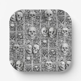 Charnel huis papieren bordje