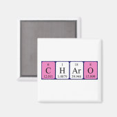 Charo periodieke table name magnet (Voorkant / Achterkant)