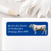 Charolais Bull Etiket (Insitu)