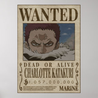CHAROLETTE KATAKURI One Piece wou Poster