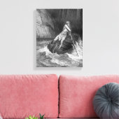 Charon, de Ferryman van de hel Canvas Afdruk (Insitu (Woonkamer))
